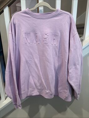 NASH Lavender Crewneck Sweatshirt
